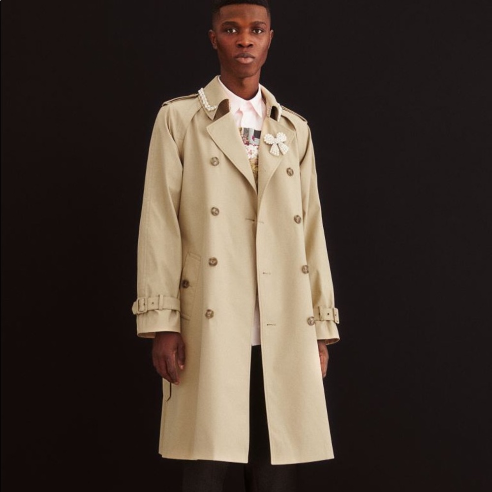 simone rocha x H&M water-repellent trench coat